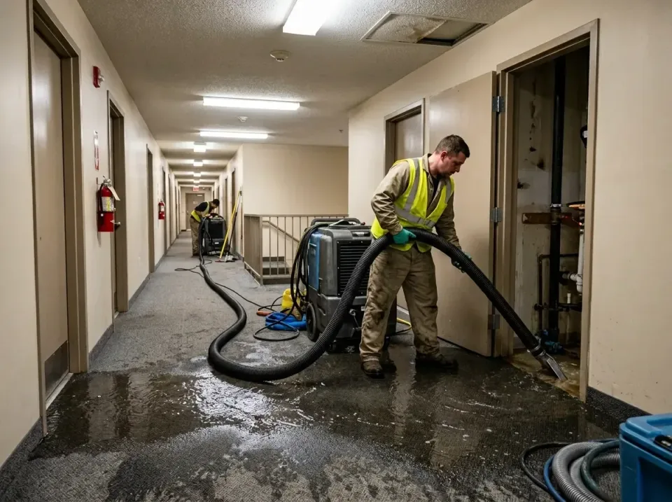 multi-unit-apartment-hallway-f-005 — frequently asked questions, Emergency Burst Pipe Water Extraction & Removal in Wallingf…